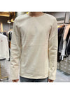 Merid Mode Elbow Patch Long Sleeve T-Shirt Ivory - SAINT JAMES - BALAAN 3