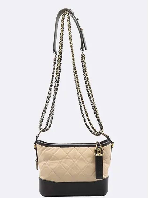 A91810 Gabrielle Hobo Small Chain Shoulder and Crossbag - CHANEL - BALAAN 4