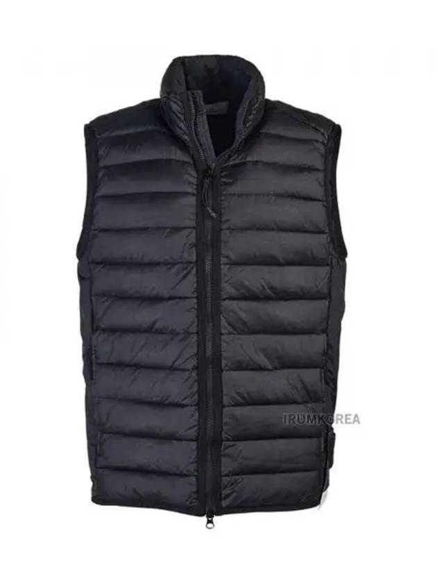 Loom Woven Chambers Recycled Nylon Down TC Vest Black - STONE ISLAND - BALAAN 2