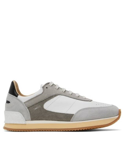 Men's Dash Nappa Suede Low Top Sneakers Grey - SPALWART - BALAAN 2