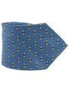 100 silk blue GG pattern tie - GUCCI - BALAAN 1