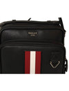 Mackao Logo Messenger Cross Bag Black - BALLY - BALAAN 7