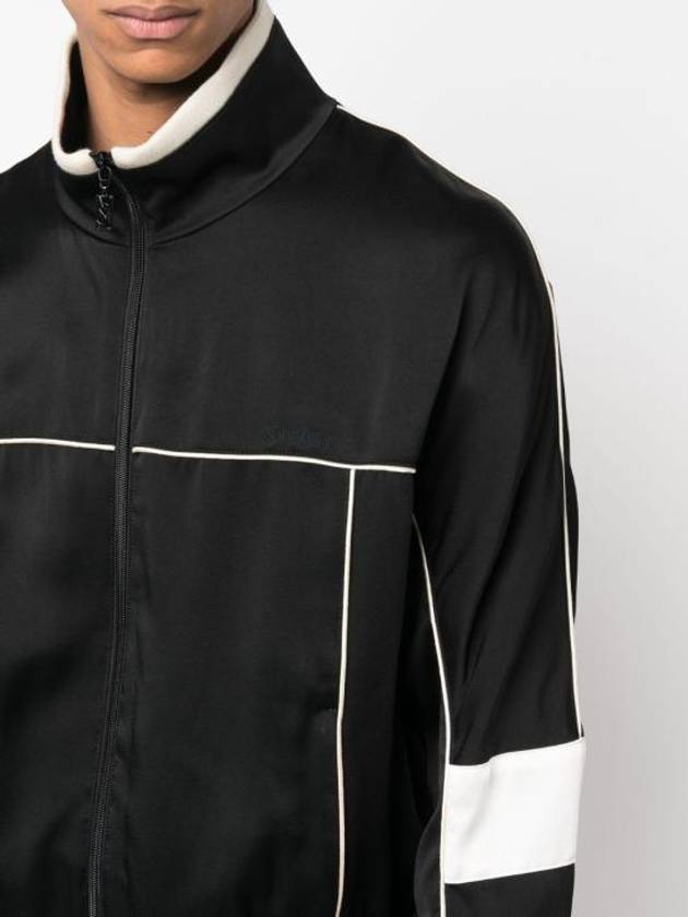 Teddy Zip-Up Jacket Black - SAINT LAURENT - BALAAN 6