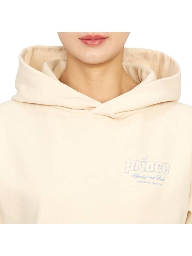 Hoodie Cream - SPORTY & RICH - BALAAN 7