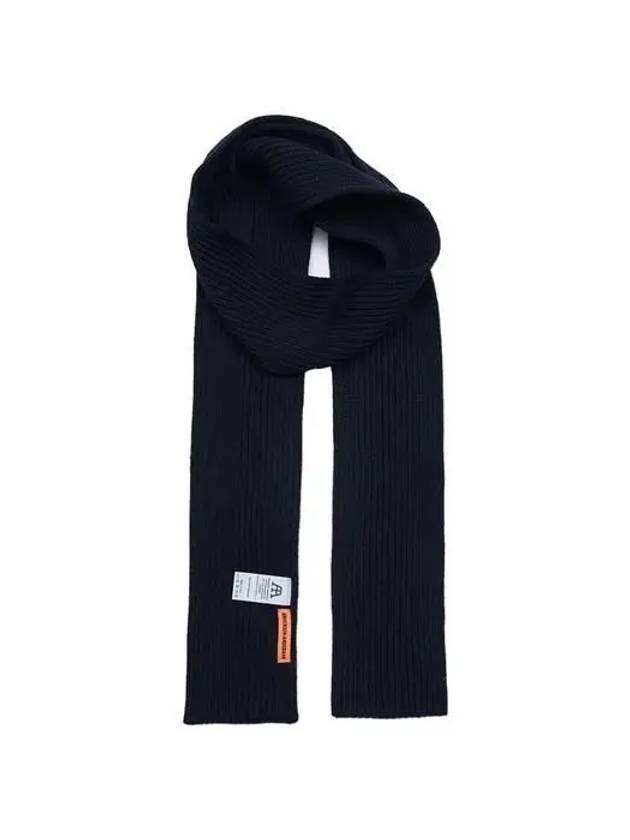 wool muffler navy blue - ANDERSEN-ANDERSEN - BALAAN 2