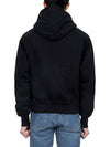 De Coeur Embroidered Logo Hoodie Black - AMI - BALAAN 5