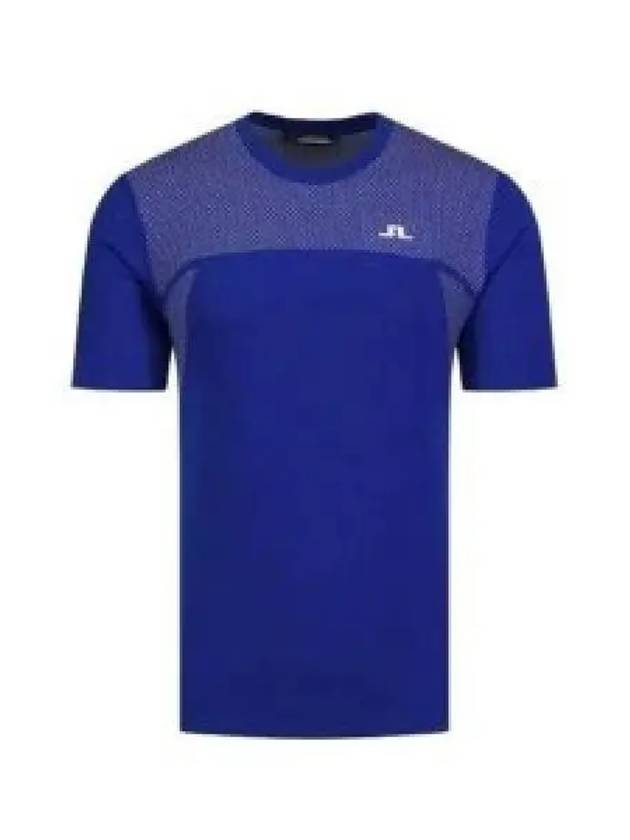 Kai Seamless Short Sleeve T-Shirt Blue - J.LINDEBERG - BALAAN 2