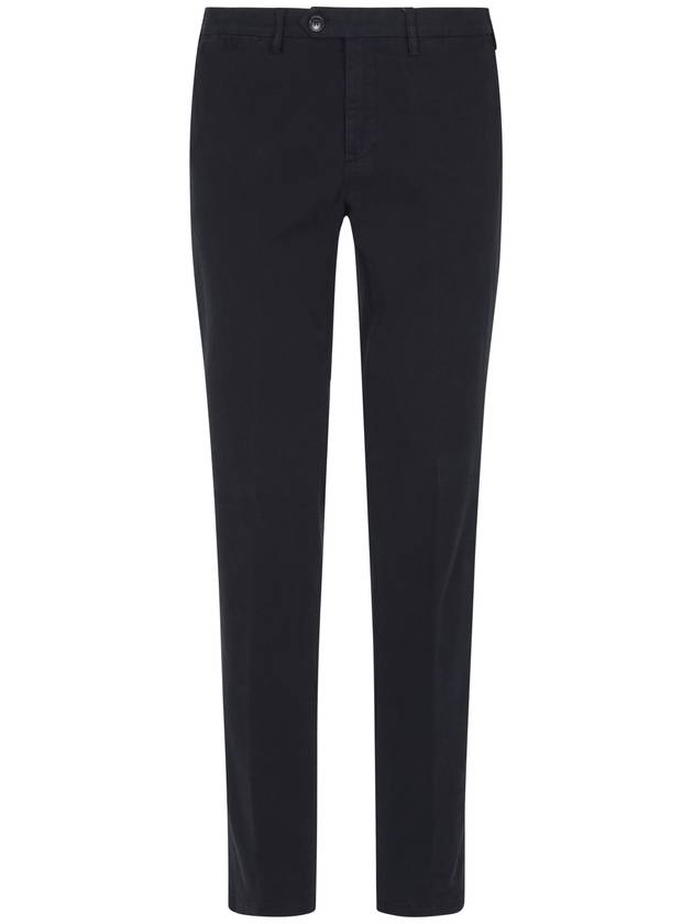 Canali Trousers Black - CANALI - BALAAN 1