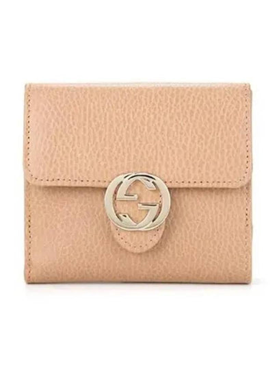 GG Interlocking Half Wallet Black - GUCCI - BALAAN 2