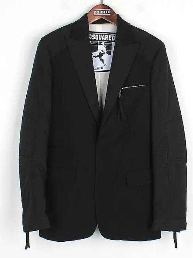 Smith Market Black Jacket Men s Clothing - DSQUARED2 - BALAAN 1