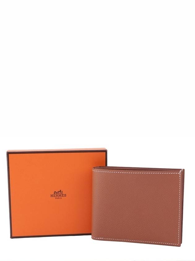 Citizen Twill Compact Half Wallet Brown - HERMES - BALAAN 7