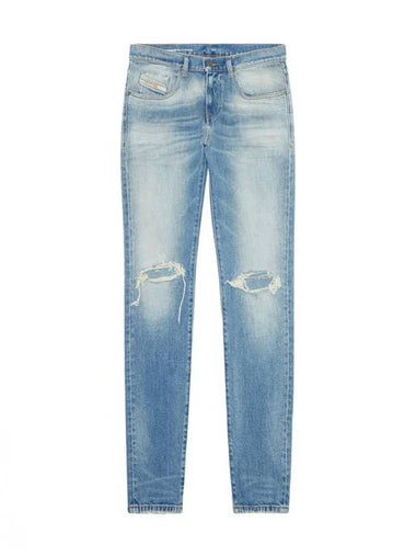 2019 D Strukt Denim Jeans Light Blue - DIESEL - BALAAN 1