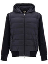 Men s Padded Wool Cardigan 9B00022 M1131 742 - MONCLER - BALAAN 1