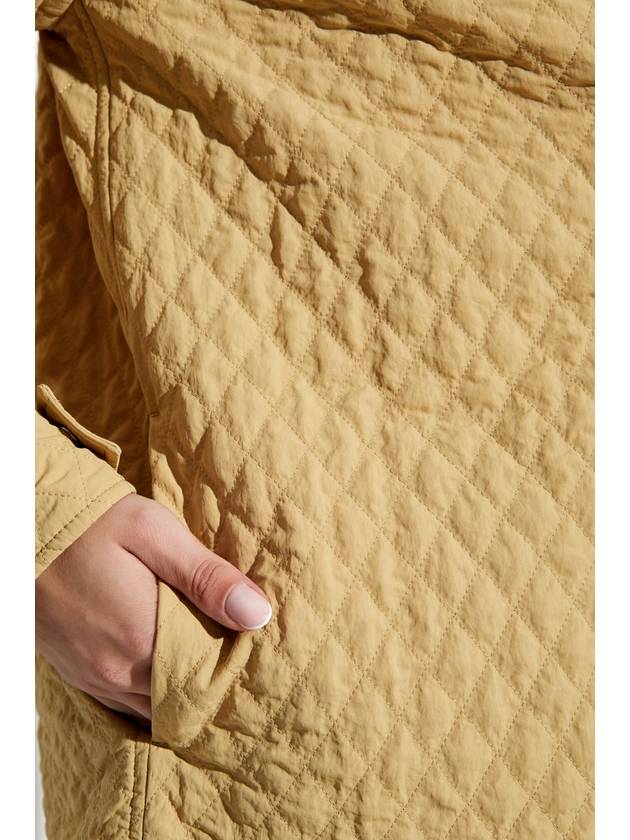 Check Reversible Quilted Jacket Beige - BURBERRY - BALAAN 6