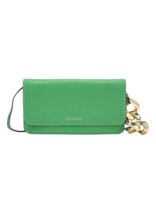 Logo Print Small Shoulder Bag Green - JW ANDERSON - BALAAN 1