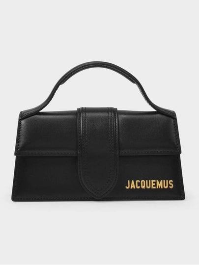 Le Bambino Gold Hardware Logo Mini Tote Bag Black - JACQUEMUS - BALAAN 2