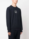 Graphic Printing Logo Sweatshirt Navy - CP COMPANY - BALAAN 5