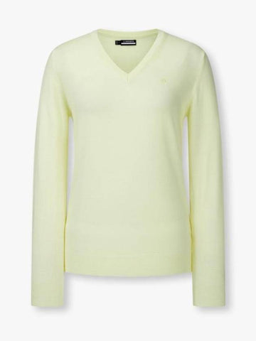 Sweater GWKW10955 M066 Free Pale Lime Yellow - J.LINDEBERG - BALAAN 1