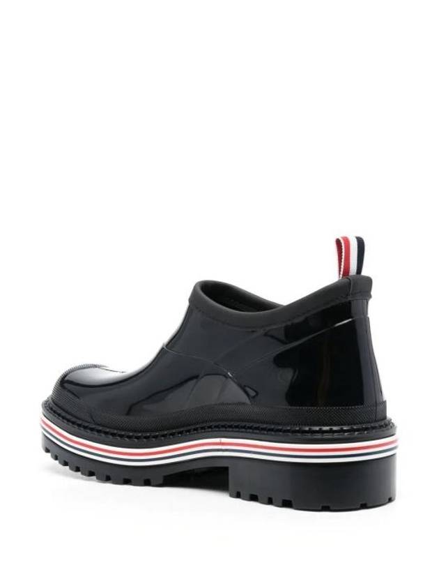 Women's Molded Rubber Garden Middle Boots Black - THOM BROWNE - BALAAN 4