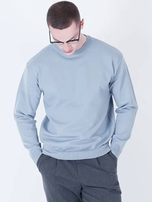 Heavy Basic Round Knit Sky - CHANCE'S NOI - BALAAN 4