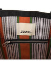 Women's Darwen Logo Striped Tote Bag Orange - ISABEL MARANT - BALAAN 9