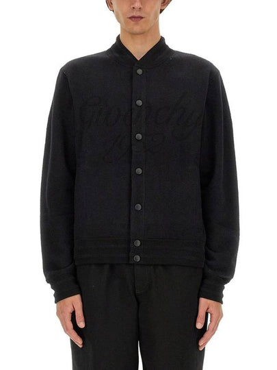 Cotton Bomber Jacket Black - GIVENCHY - BALAAN 2