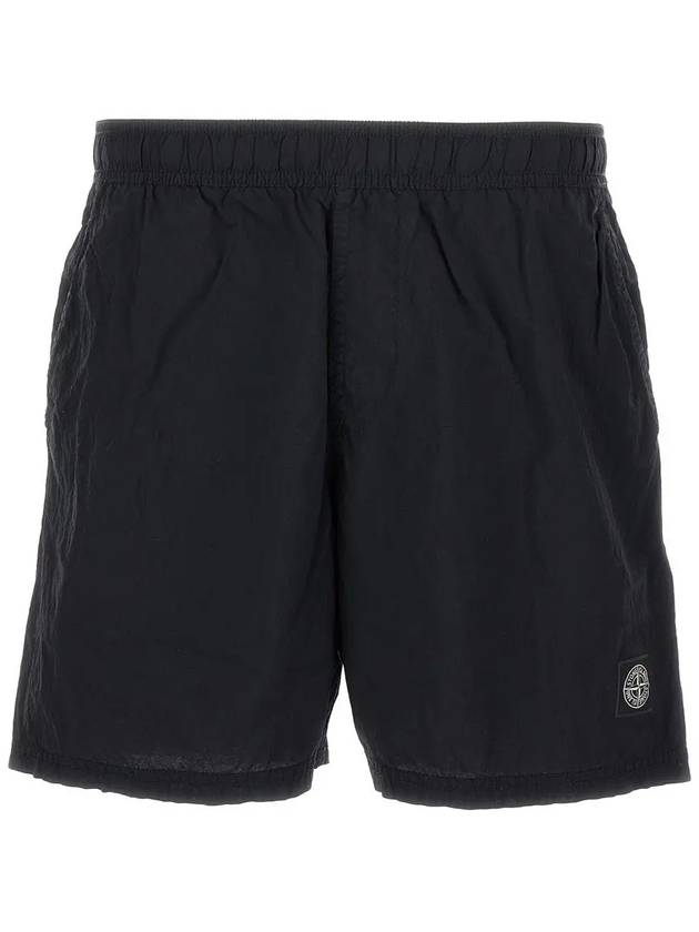 Nylon Metal Econyl Swim Shorts Black - STONE ISLAND - BALAAN 2