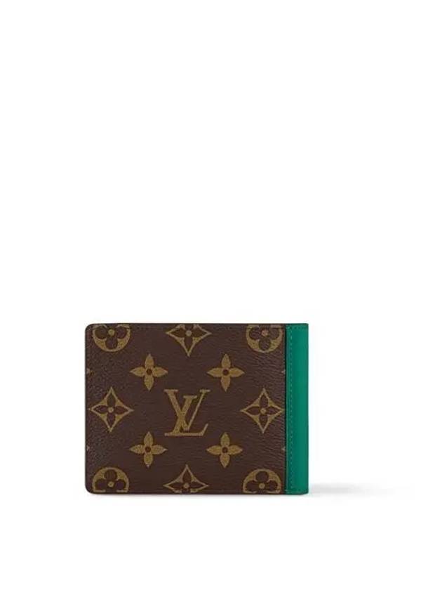 Multiple Half Wallet Brown Green - LOUIS VUITTON - BALAAN 5