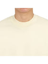 Alexandre Mattiussi Embroidered Logo Sweatshirt Ivory - AMI - BALAAN 7