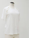 white cutout tee - MERLETTE - BALAAN 5