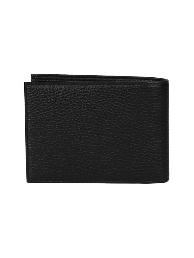 Leather Half Wallet Keyring Set Black - EMPORIO ARMANI - BALAAN 3
