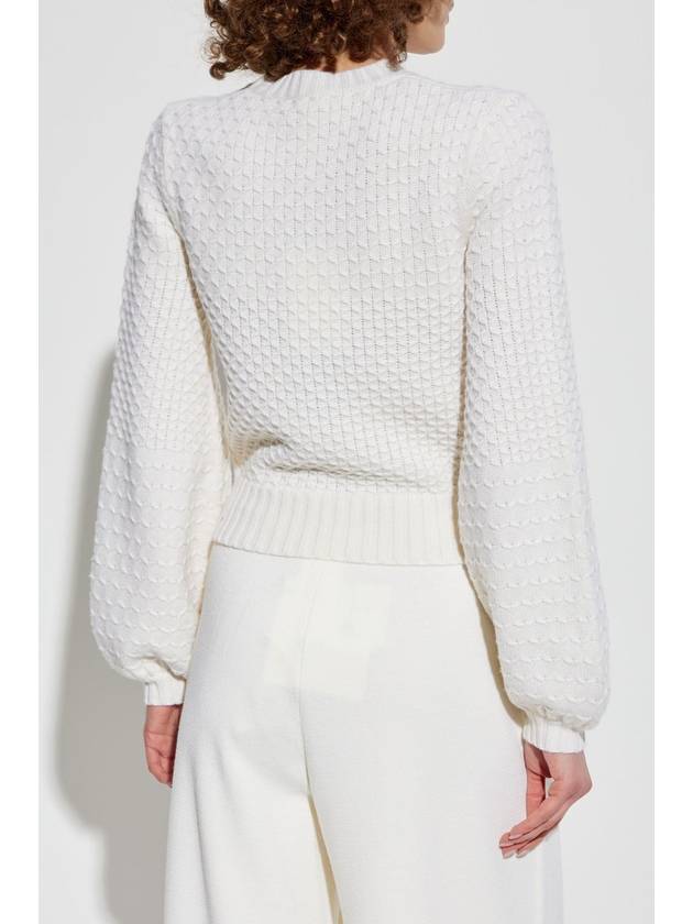 Max Mara Sweater Elvira, Women's, White - MAX MARA - BALAAN 4