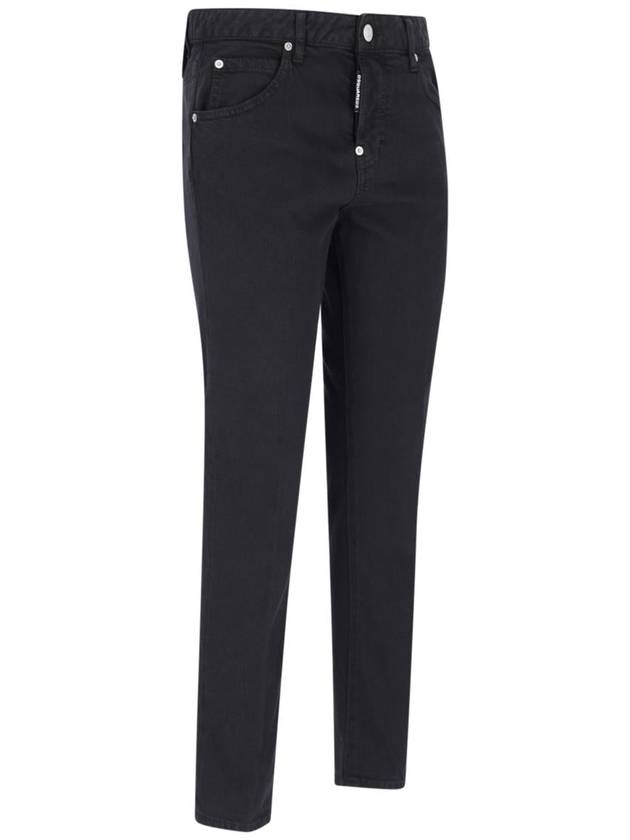 Bull Crop Jeans Black - DSQUARED2 - BALAAN 4