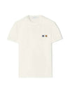 Double Fox Head Patch Classic Short Sleeve T-Shirt Latte - MAISON KITSUNE - BALAAN 2