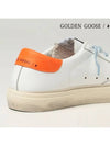 Women's May Superstar Orange Tab Low Top Sneakers White - GOLDEN GOOSE - BALAAN 7