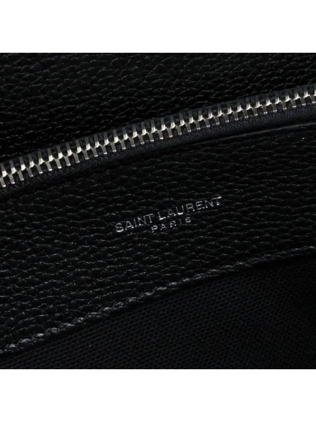 Supple Sac de Jour Small Toad Shoulder Bag Black - SAINT LAURENT - BALAAN.