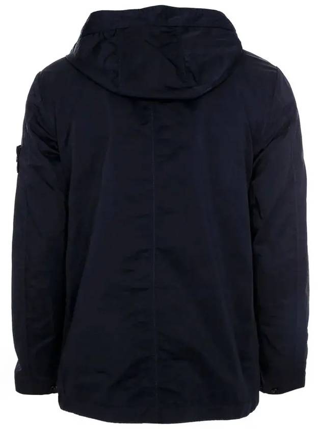 Wappen Patch Nylon Batavia Zip Up Jacket Navy - STONE ISLAND - BALAAN 4