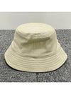 Haley Embroidered Logo Bucket Hat Ivory - ISABEL MARANT - BALAAN 5