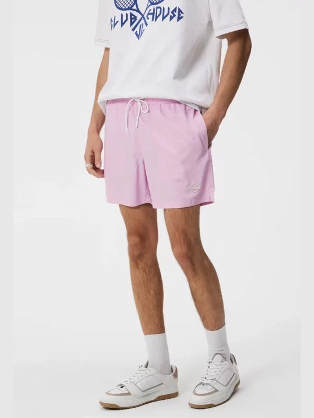 Banks Solid Swim Trunk Shorts Pink - J.LINDEBERG - BALAAN 3