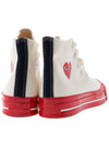 Chuck Taylor high top sneakers P1K124 WHITE - COMME DES GARCONS - BALAAN 4