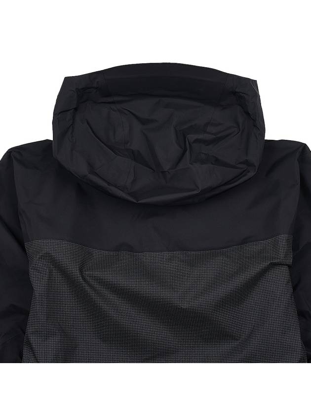 Alpha Embroidered Logo Hooded Jacket Black - ARC'TERYX - BALAAN 10