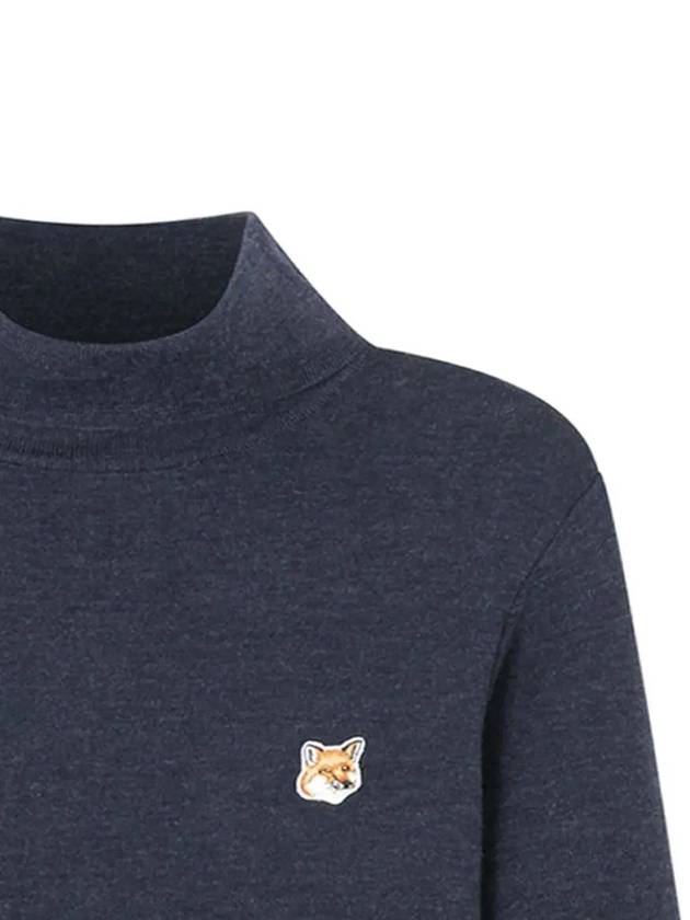 12th Anniversary Fox Head Embroidery Turtleneck Knit FW00512KT1036 IN - MAISON KITSUNE - BALAAN 4