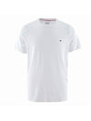 Core Flag Short Sleeve T-Shirt White - TOMMY HILFIGER - BALAAN 1