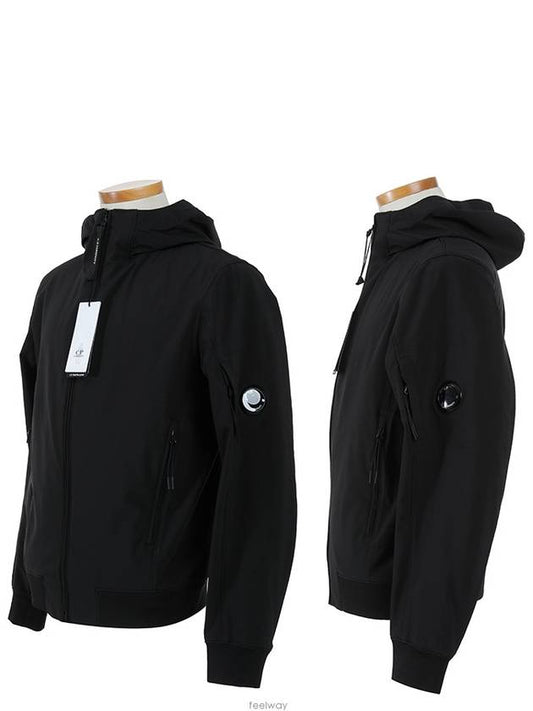 Shell Lens Hooded Jacket Black - CP COMPANY - BALAAN 2