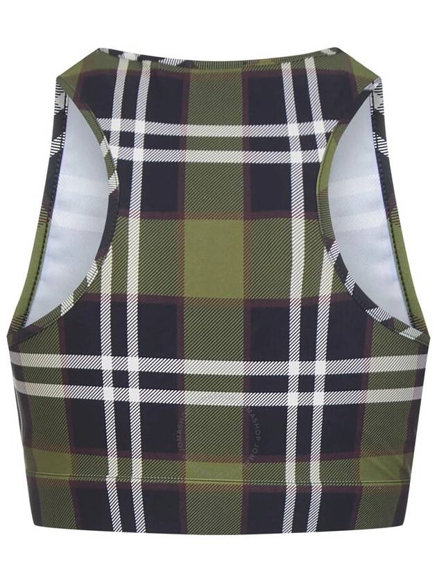 Check Crop Top Sleeveless - BURBERRY - BALAAN 3