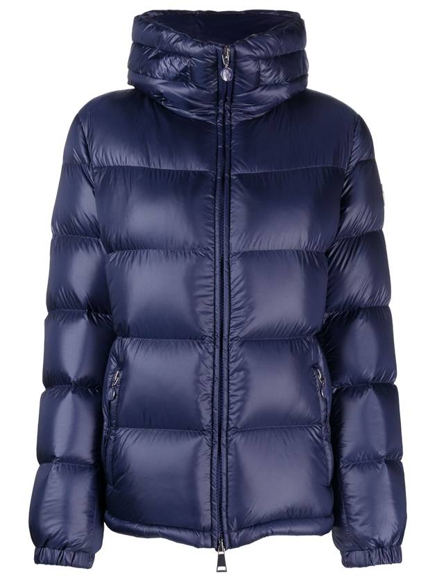 Women's DOURO Patch Logo Down Padded Jacket Blue 1A00043 595ZZ 754 - MONCLER - BALAAN 1