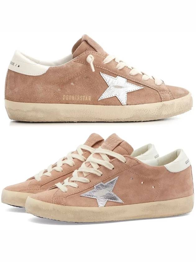 Superstar Suede Low Top Sneakers Pink - GOLDEN GOOSE - BALAAN 2