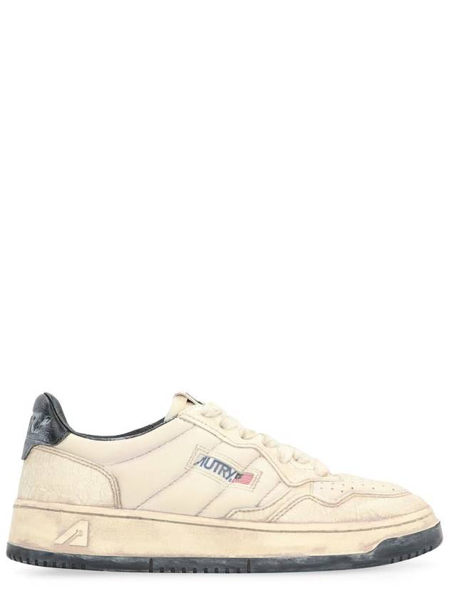 Autry Medalist Leather Low-Top Sneakers - AUTRY - BALAAN 1