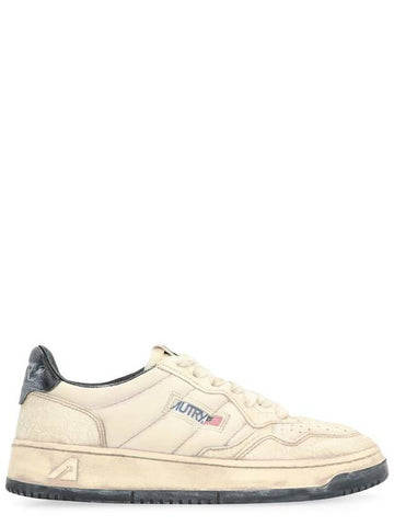 Autry Medalist Leather Low-Top Sneakers - AUTRY - BALAAN 1