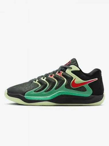 KD17 EP Basketball Shoes Black Vintage Green Night Forest Bright Crimson FJ9488 002 732004 - NIKE - BALAAN 1